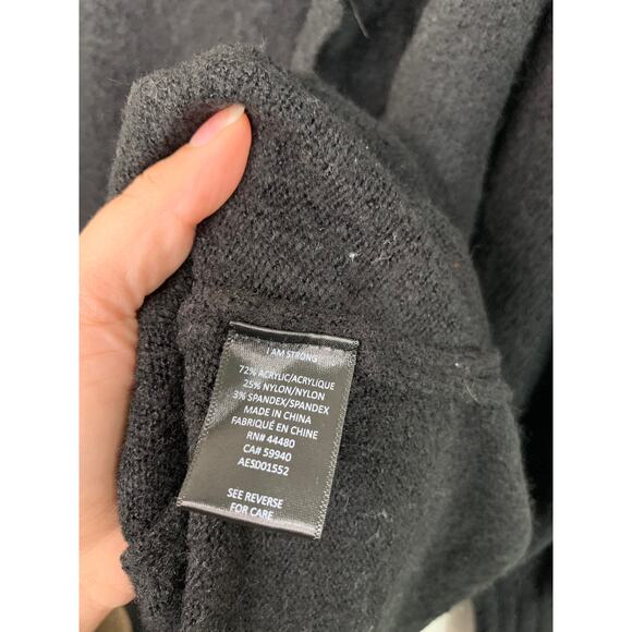 AFRM Shaylee Long Cardigan noir plus one size NWT - Picture 5 of 6